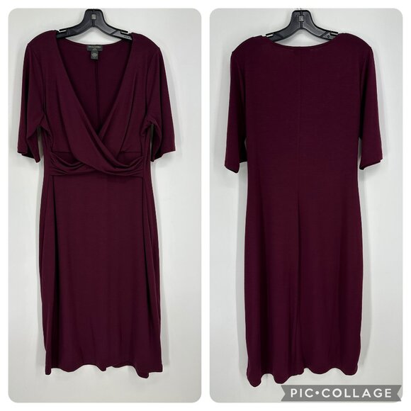 Banana Republic Dresses & Skirts - 3/$25 Banana Republic Faux Wrap Dress XL Short Sleeve